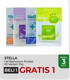 Promo Harga Stella Bathroom Pocket All Variants 10 gr - Yogya