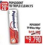 Promo Harga PEPSODENT Pasta Gigi Pencegah Gigi Berlubang White 190 gr - Hypermart