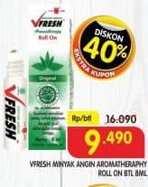 Promo Harga Cap Lang VFresh Aromatherapy 8 ml - Superindo