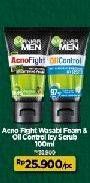 Promo Harga Garnier Men Acno Fight Wasabi Foam / Oil Control Icy Scrub  - Alfamidi