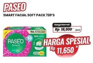 Promo Harga Paseo Facial Tissue Smart 720 sheet - Carrefour
