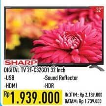 Promo Harga Sharp 2T-C32GD1500i  - Hypermart