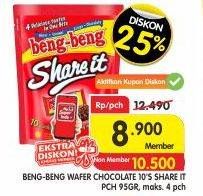 Promo Harga BENG-BENG Share It per 10 pcs 9 gr - Superindo