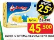 Promo Harga Anchor Butter Salted, Unsalted 227 gr - Superindo
