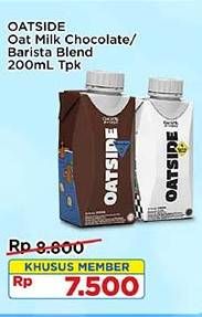 Promo Harga Oatside UHT Milk Chocolate, Barista Blend 200 ml - Indomaret