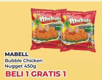 Promo Harga Mabell Nugget Bubble 450 gr - Yogya