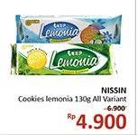 Promo Harga NISSIN Cookies Lemonia All Variants 130 gr - Alfamidi