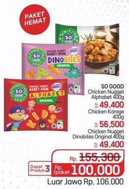 Promo Harga So Good Chicken Nugget/Karage  - Lotte Grosir