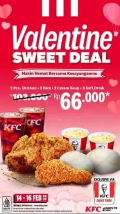 Promo Harga Valentine Sweet Deal  - KFC