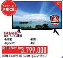 Promo Harga SHARP 2T-C42BD1i | LED TV 42"  - Hypermart