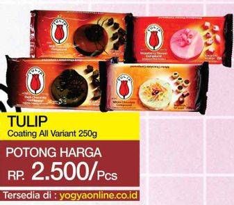 Promo Harga TULIP Coklat Compound All Variants 250 gr - Yogya