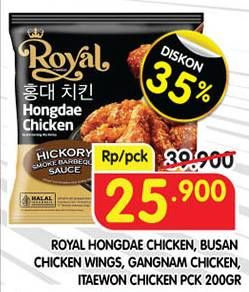 Promo Harga Belfoods Royal Ayam Goreng Ala Korea Busan Chicken, Hongdae Chicken, Gangnam Chicken, Itaewon Chicken 200 gr - Superindo