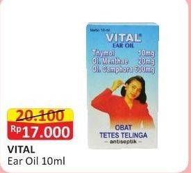 Promo Harga VITAL Ear Oil 10 ml - Alfamart