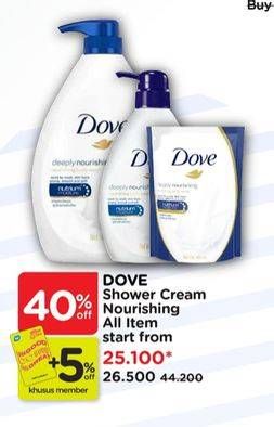 Dove Body Wash Botol/Pouch