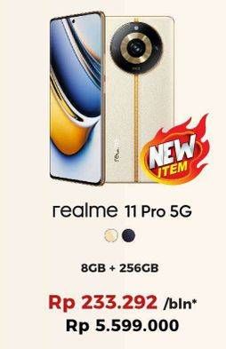 Promo Harga Realme 11 Pro 5G 8GB + 256GB  - Erafone