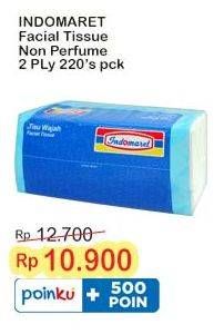 Promo Harga Indomaret Facial Tissue Non Perfumed 220 pcs - Indomaret