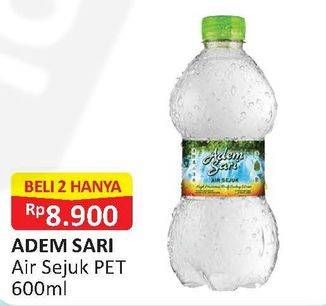 Promo Harga ADEM SARI Air Sejuk per 2 botol 600 ml - Alfamart
