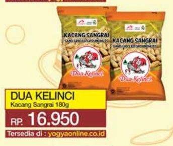 Promo Harga Dua Kelinci Kacang Sangrai 180 gr - Yogya