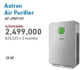 Promo Harga ASTRON Air Purifier AF-25VF  - Electronic City