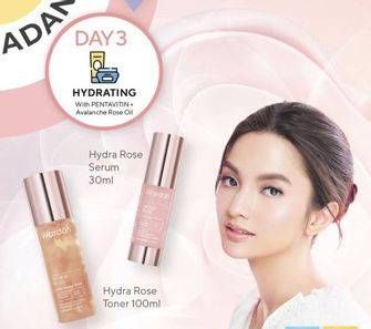 Promo Harga Wardah Hydra Rose Day 3 Hydrating  - Watsons