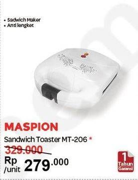 Promo Harga MASPION MT 206  - Carrefour