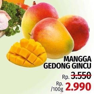 Promo Harga Mangga Gedong Gincu per 100 gr - LotteMart