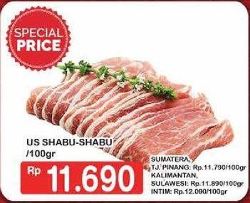 Promo Harga Sapi Shabu Shabu per 100 gr - Hypermart