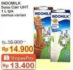 Promo Harga INDOMILK Susu UHT All Variants 1000 ml - Indomaret