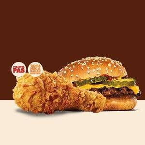 Promo Harga BURGER KING Kings Chicken & Cheeseburger  - Burger King