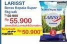 Promo Harga Larisst Beras Kepala Super 5000 gr - Indomaret