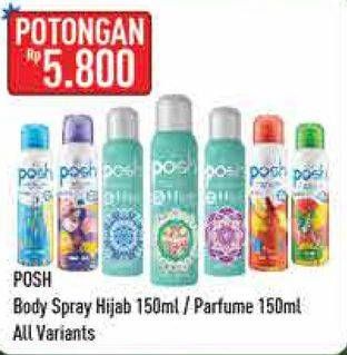 Promo Harga POSH Body Spray Hijab / Parfume  - Hypermart