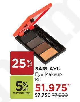 Promo Harga SARIAYU Eyeshadow Kit  - Watsons
