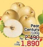 Promo Harga Pear Century per 100 gr - LotteMart