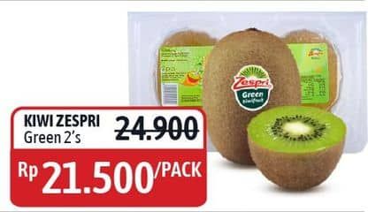Promo Harga Kiwi Zespri Green 2 pcs - Alfamidi