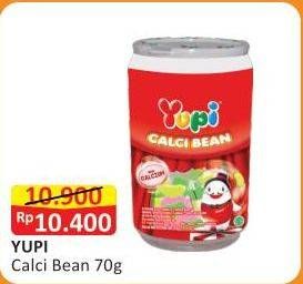 Promo Harga YUPI Calci Bean 70 gr - Alfamart