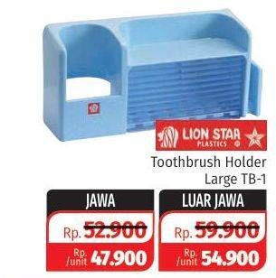 Promo Harga LION STAR Toothbrush Holder Large TB-1  - Lotte Grosir