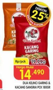 Promo Harga Dua Kelinci Kacang Garing Original, Sangrai 180 gr - Superindo