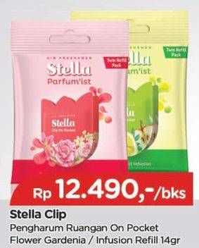Promo Harga STELLA Parfumist Clip On Pocket Luxurious Flower Gardenia Refill, Exotic Fruit Infusion Refill  - TIP TOP