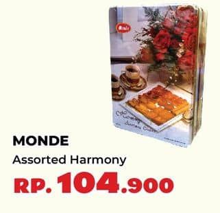 Promo Harga Monde Assortment Cookies Harmony 850 gr - Yogya