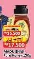 Promo Harga Madu Enak Pure Honey 150 gr - Alfamart