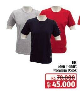 Promo Harga ER Men T-Shirt Premium Polos  - Lotte Grosir