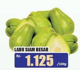 Promo Harga Labu Siam Besar per 100 gr - Hari Hari