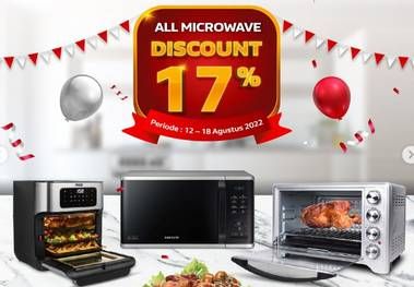Promo Harga All Microwave Discount 17%  - Electronic City