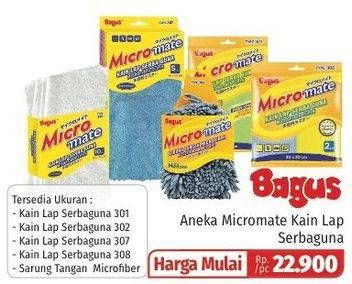Promo Harga BAGUS Micromate Kain Lap Serbaguna 302 All Variants 1 pcs - Lotte Grosir