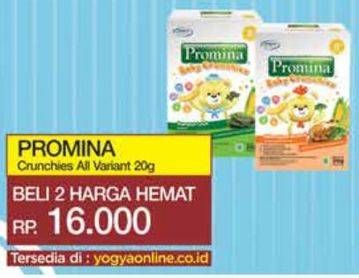 Promo Harga Promina 8+ Baby Crunchies All Variants 20 gr - Yogya