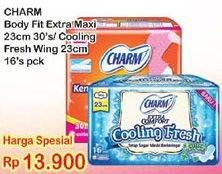 Promo Harga Body Fit Extra Maxi 30s/ Extra Comfort Cooling Fresh 16s  - Indomaret
