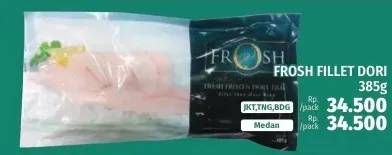 Promo Harga Frosh Fresh Frozen Pangasius Fillet 385 gr - LotteMart