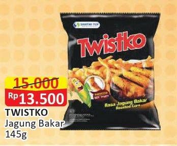 Promo Harga TWISTKO Snack Jagung Bakar Jagung Bakar 145 gr - Alfamart