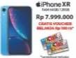 Promo Harga APPLE iPhone XR | Liquid Retine HD LCD 6.1 inch - Kamera 12MP 7MP 128 GB  - Hypermart