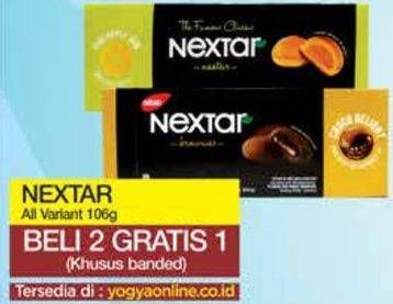 Promo Harga NABATI Nextar Cookies All Variants per 8 pcs 14 gr - Yogya